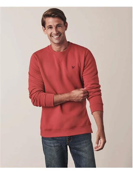 Crew Clothing Mens Baddesley Crew Sweatshirt